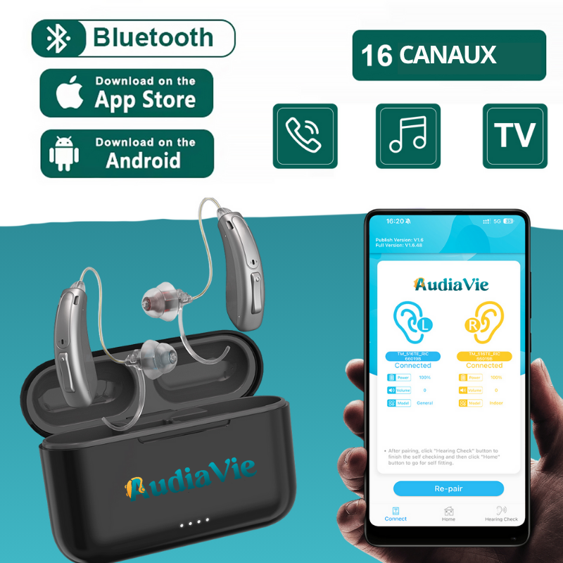Appareil Auditif Connect Bluetooth - Deux unités 🎁